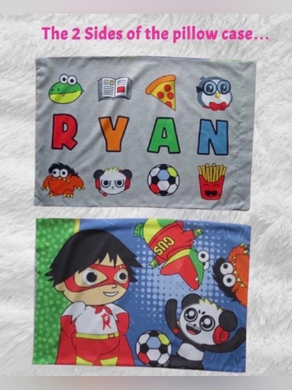 Bundle of Ryan’s World Bedding + Hooded Towel